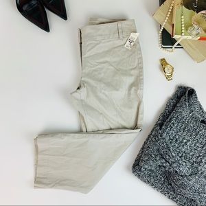 💰SALE Talbots Outlet Petite Khaki Cream Cropped